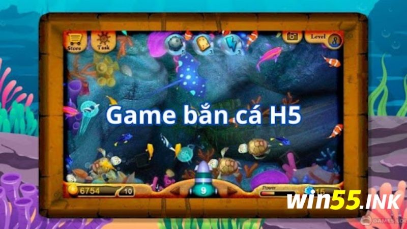 Game bắn cá H5 tại WIN55 mang chất lượng đỉnh cao