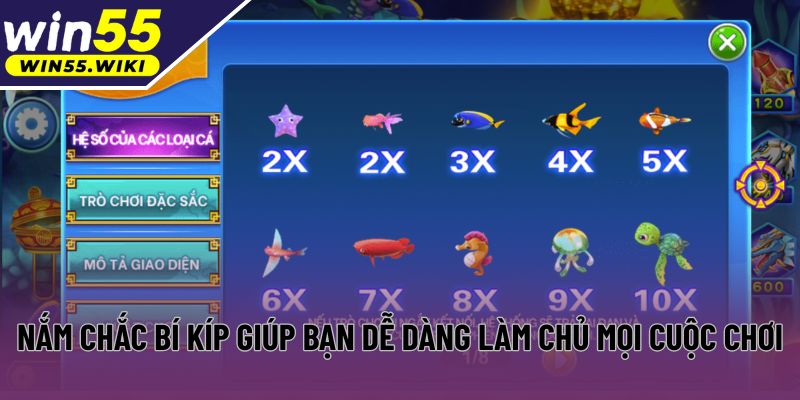 Nắm chắc bí kíp giúp bạn dễ dàng làm chủ mọi cuộc chơi